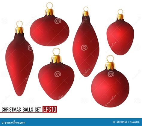 Set Di Palle Di Natale In Vetro Bianco/rosso 